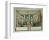 The Evening Dress Ball at the House of Monsieur Villemorien Fila-Augustin De Saint-aubin-Framed Giclee Print