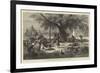 The Evening Encampment of European Travellers, Rajpoor-null-Framed Giclee Print