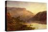 The Evening Glow, Vale OEagle, Loch Lomond-Alfred de Breanski-Stretched Canvas