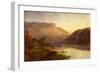 The Evening Glow, Vale OEagle, Loch Lomond-Alfred de Breanski-Framed Giclee Print