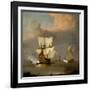 The Evening Gun-Francis Swaine-Framed Giclee Print