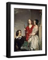 The Evening Hour, Exh. 1847-John Faed-Framed Giclee Print