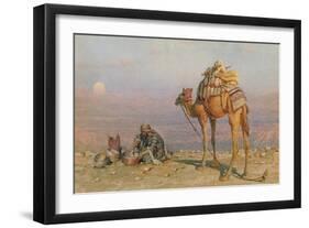 The Evening Meal, 1881-Carl Haag-Framed Giclee Print