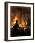 The Evening Meal, circa 1900-Joseph Bail-Framed Giclee Print