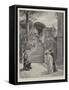 The Evening of His Days, Pope Leo XIII in His Private Garden at the Vatican-Henri Lanos-Framed Stretched Canvas