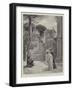 The Evening of His Days, Pope Leo XIII in His Private Garden at the Vatican-Henri Lanos-Framed Giclee Print