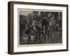 The Evening of the Day, the Search for the Wounded after a Battle-Frank Craig-Framed Giclee Print