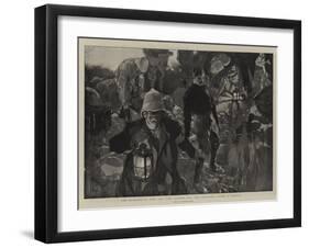 The Evening of the Day, the Search for the Wounded after a Battle-Frank Craig-Framed Giclee Print