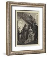 The Evening Party, Flirtation V Dancing-Arthur Hopkins-Framed Giclee Print