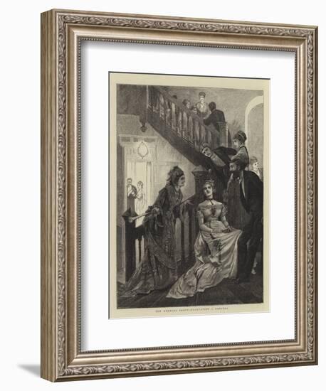 The Evening Party, Flirtation V Dancing-Arthur Hopkins-Framed Giclee Print