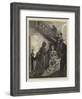 The Evening Party, Flirtation V Dancing-Arthur Hopkins-Framed Giclee Print