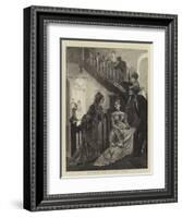 The Evening Party, Flirtation V Dancing-Arthur Hopkins-Framed Giclee Print