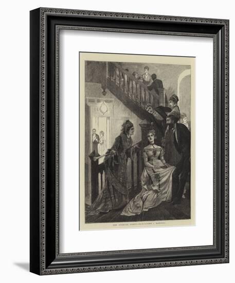 The Evening Party, Flirtation V Dancing-Arthur Hopkins-Framed Giclee Print