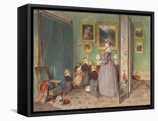 The Evening Prayer (Archduchess Sophie with Childre), 1839-Peter Fendi-Framed Stretched Canvas