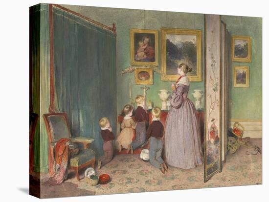 The Evening Prayer (Archduchess Sophie with Childre), 1839-Peter Fendi-Stretched Canvas