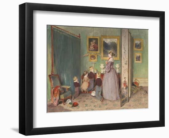 The Evening Prayer (Archduchess Sophie with Childre), 1839-Peter Fendi-Framed Giclee Print