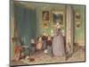 The Evening Prayer (Archduchess Sophie with Childre), 1839-Peter Fendi-Mounted Giclee Print