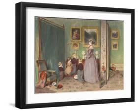 The Evening Prayer (Archduchess Sophie with Childre), 1839-Peter Fendi-Framed Giclee Print