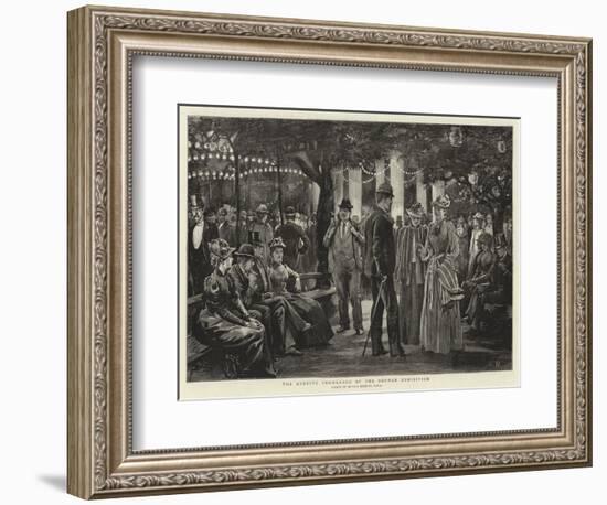 The Evening Promenade at the German Exhibition-Arthur Hopkins-Framed Giclee Print