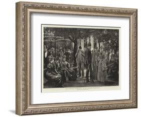 The Evening Promenade at the German Exhibition-Arthur Hopkins-Framed Giclee Print