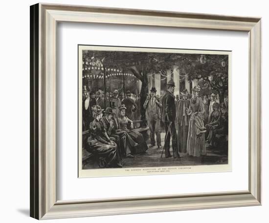 The Evening Promenade at the German Exhibition-Arthur Hopkins-Framed Giclee Print