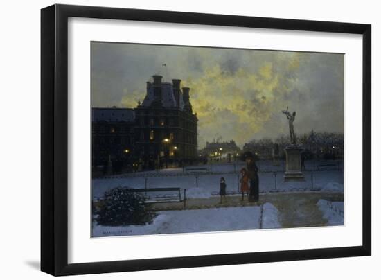 The Evening Promenade-Marcel Lebrun-Framed Giclee Print