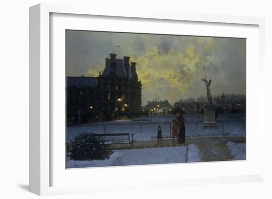 The Evening Promenade-Marcel Lebrun-Framed Giclee Print