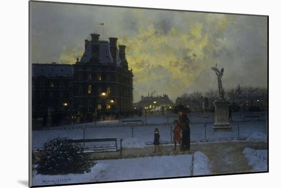 The Evening Promenade-Marcel Lebrun-Mounted Giclee Print