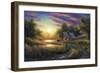 The Evening Routine-Chuck Black-Framed Giclee Print