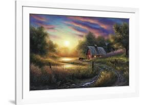 The Evening Routine-Chuck Black-Framed Giclee Print