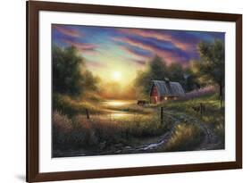 The Evening Routine-Chuck Black-Framed Giclee Print