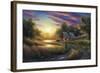 The Evening Routine-Chuck Black-Framed Giclee Print