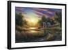 The Evening Routine-Chuck Black-Framed Giclee Print