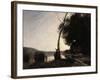 The Evening Star, 1864-Jean-Baptiste-Camille Corot-Framed Giclee Print