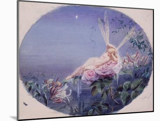 The Evening Star (W/C & Gouache on Paper)-John Simmons-Mounted Giclee Print
