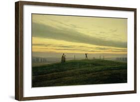 The Evening Star-Caspar David Friedrich-Framed Giclee Print