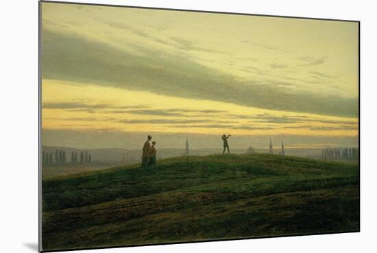 The Evening Star-Caspar David Friedrich-Mounted Giclee Print