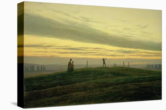 The Evening Star-Caspar David Friedrich-Stretched Canvas