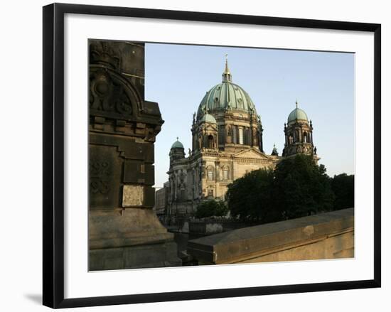 The Evening Sun Hits the Berlin Dome-null-Framed Photographic Print