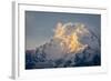 The Evening Sun on Annapurna South, 7219M, Annapurna Conservation Area, Nepal, Himalayas, Asia-Andrew Taylor-Framed Photographic Print