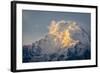 The Evening Sun on Annapurna South, 7219M, Annapurna Conservation Area, Nepal, Himalayas, Asia-Andrew Taylor-Framed Photographic Print