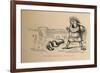 'The Evil Conscience of Tarquin', 1852-John Leech-Framed Giclee Print