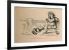 'The Evil Conscience of Tarquin', 1852-John Leech-Framed Giclee Print