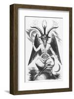 The Evil One Can Take Many Shapes But This is His True Shape-Eliphas Levi-Framed Photographic Print
