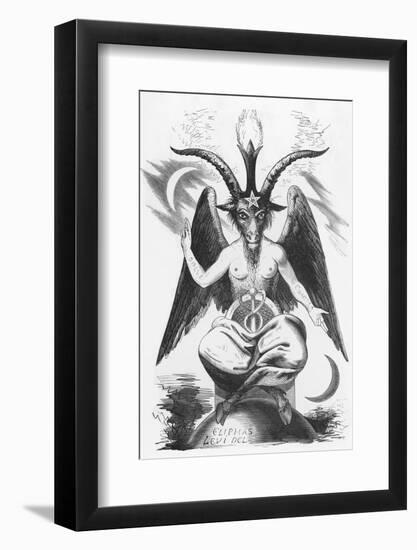 The Evil One Can Take Many Shapes But This is His True Shape-Eliphas Levi-Framed Photographic Print