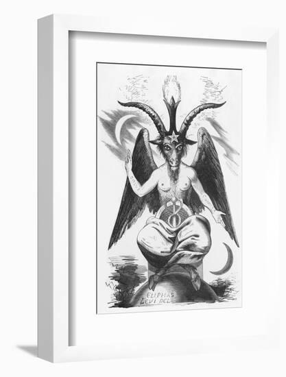 The Evil One Can Take Many Shapes But This is His True Shape-Eliphas Levi-Framed Photographic Print