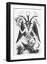 The Evil One Can Take Many Shapes But This is His True Shape-Eliphas Levi-Framed Photographic Print