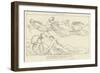 The Evil Race-John Flaxman-Framed Giclee Print