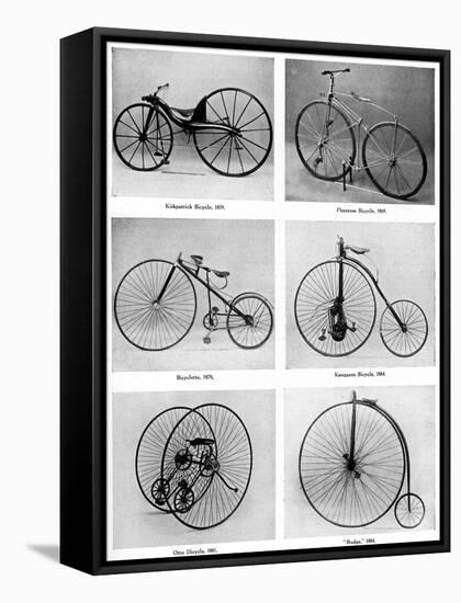 The Evolution of the Bicycle, 19th Century-null-Framed Stretched Canvas