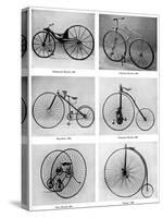 The Evolution of the Bicycle, 19th Century-null-Stretched Canvas